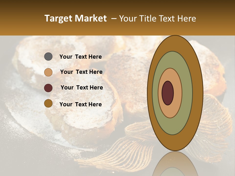 A Plate Of Pastries On A Table With Cinnamon Sticks PowerPoint Template