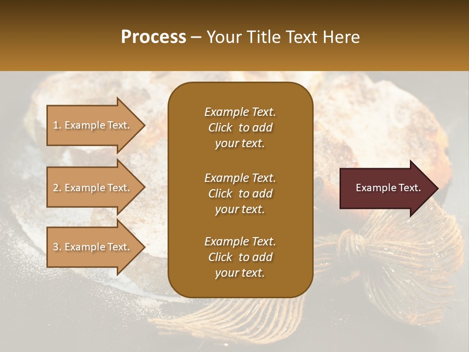 A Plate Of Pastries On A Table With Cinnamon Sticks PowerPoint Template