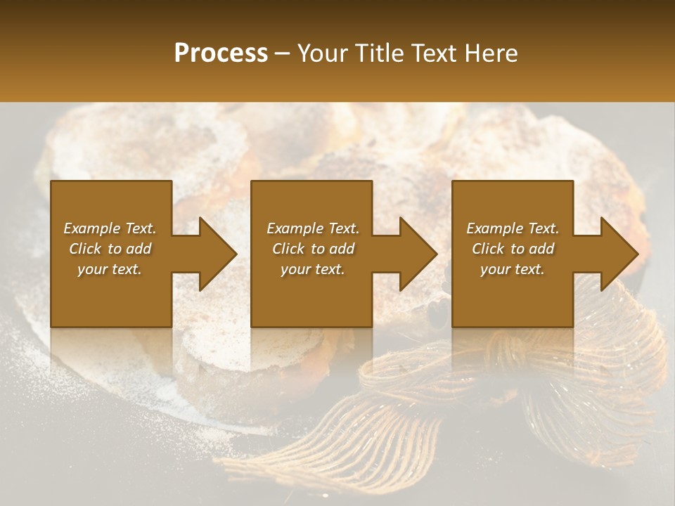 A Plate Of Pastries On A Table With Cinnamon Sticks PowerPoint Template
