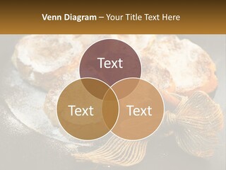 A Plate Of Pastries On A Table With Cinnamon Sticks PowerPoint Template
