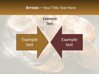 A Plate Of Pastries On A Table With Cinnamon Sticks PowerPoint Template