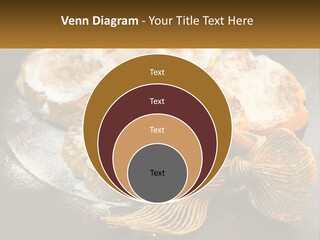 A Plate Of Pastries On A Table With Cinnamon Sticks PowerPoint Template