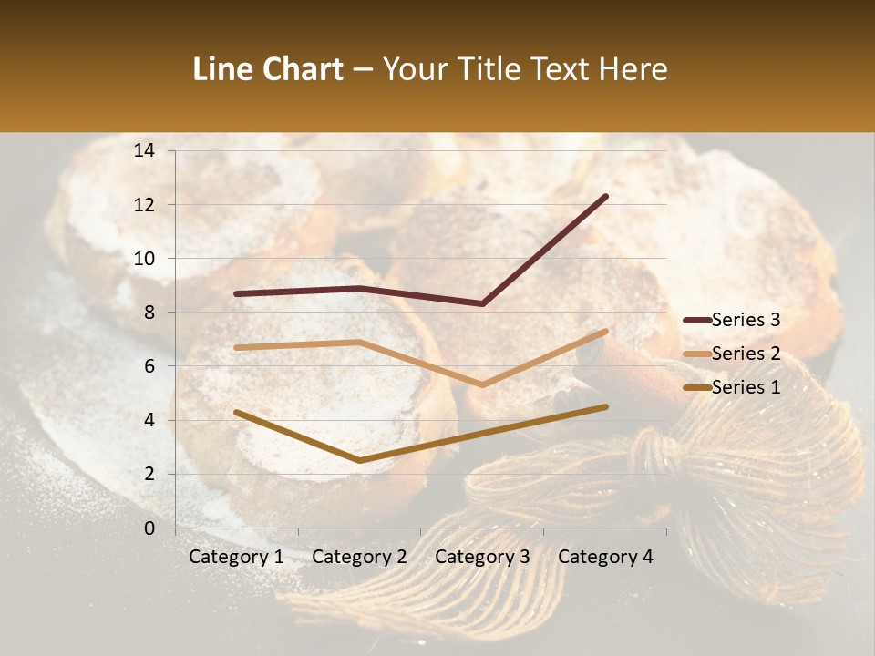 A Plate Of Pastries On A Table With Cinnamon Sticks PowerPoint Template