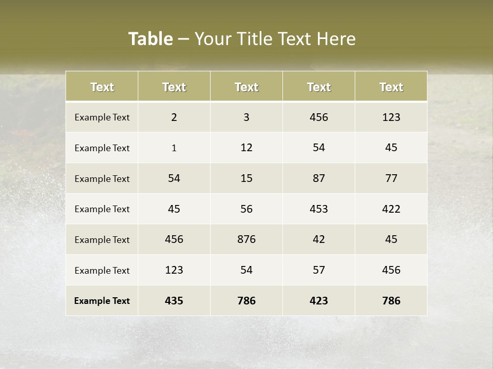 A Man Riding A Yellow Four - Wheeler Through Water PowerPoint Template