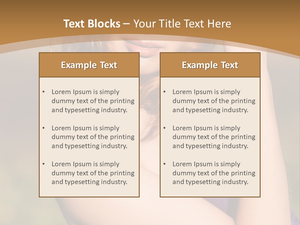 A Woman In A Purple Dress Is Posing For A Picture PowerPoint Template
