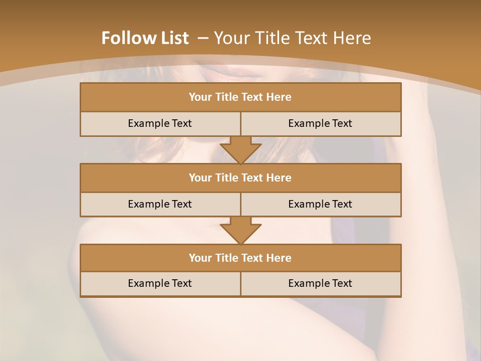 A Woman In A Purple Dress Is Posing For A Picture PowerPoint Template