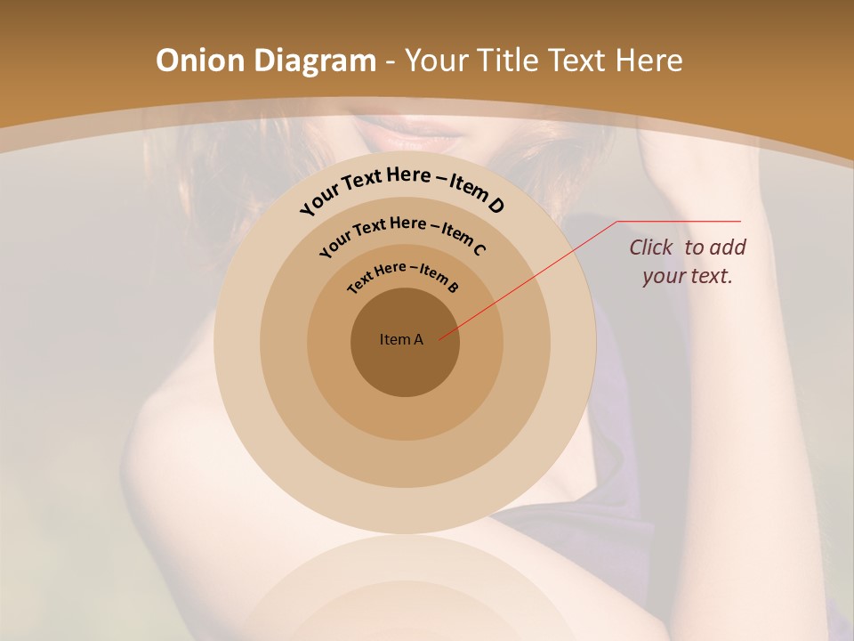 A Woman In A Purple Dress Is Posing For A Picture PowerPoint Template