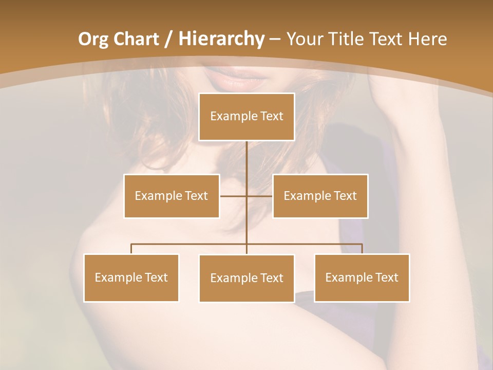 A Woman In A Purple Dress Is Posing For A Picture PowerPoint Template