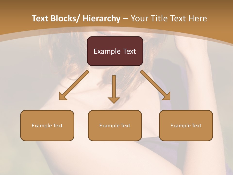 A Woman In A Purple Dress Is Posing For A Picture PowerPoint Template