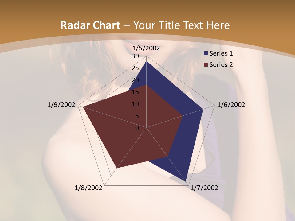 A Woman In A Purple Dress Is Posing For A Picture PowerPoint Template