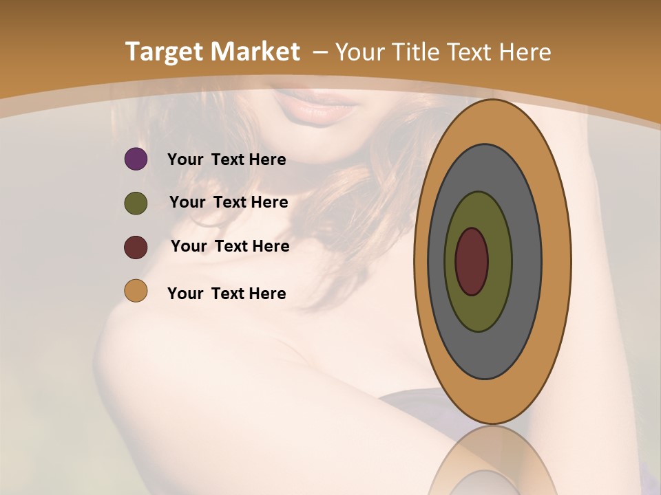 A Woman In A Purple Dress Is Posing For A Picture PowerPoint Template