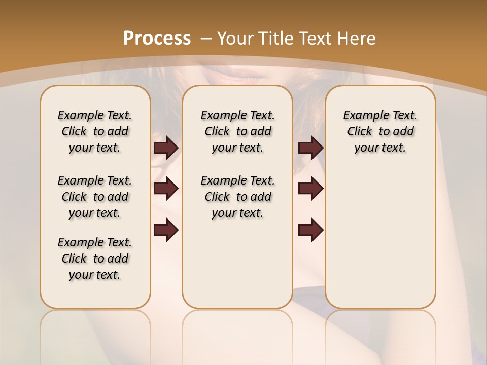 A Woman In A Purple Dress Is Posing For A Picture PowerPoint Template