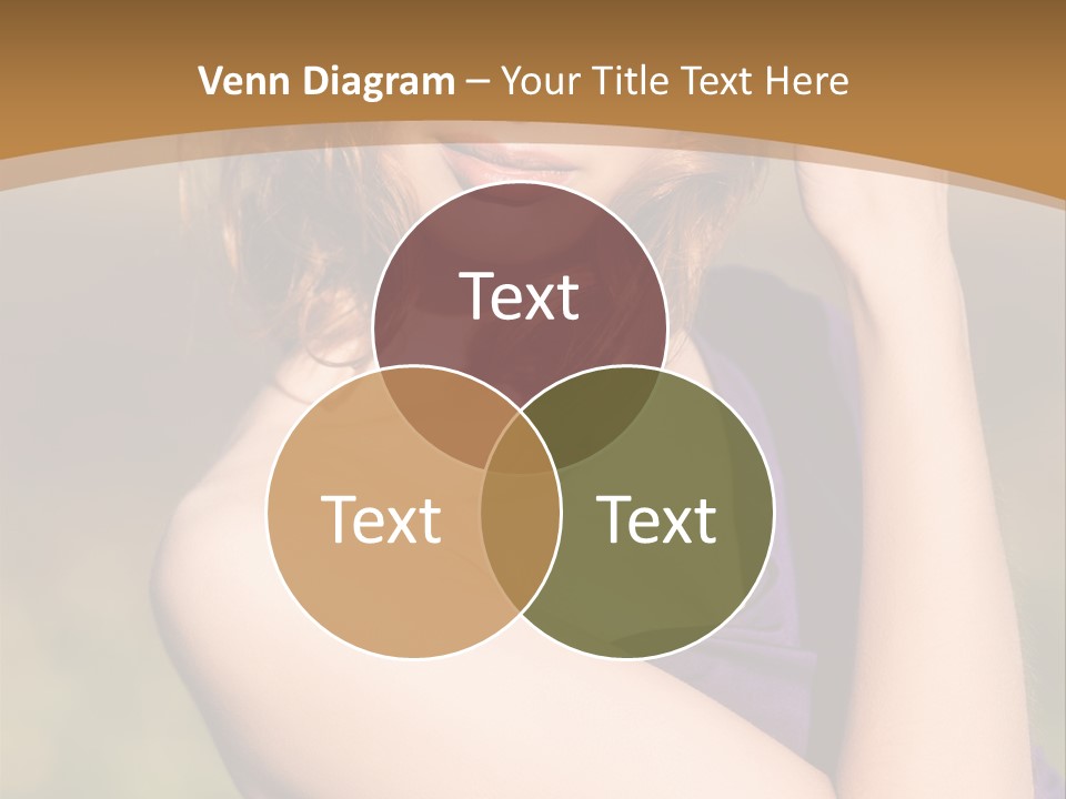 A Woman In A Purple Dress Is Posing For A Picture PowerPoint Template