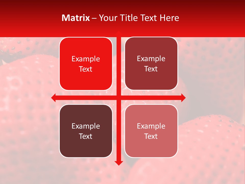 A Bunch Of Strawberries Sitting On Top Of Each Other PowerPoint Template