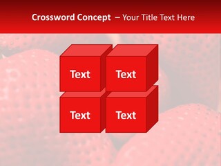A Bunch Of Strawberries Sitting On Top Of Each Other PowerPoint Template