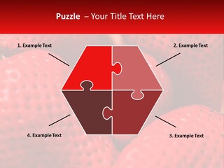 A Bunch Of Strawberries Sitting On Top Of Each Other PowerPoint Template