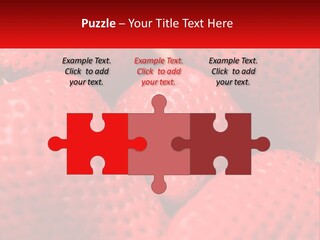 A Bunch Of Strawberries Sitting On Top Of Each Other PowerPoint Template