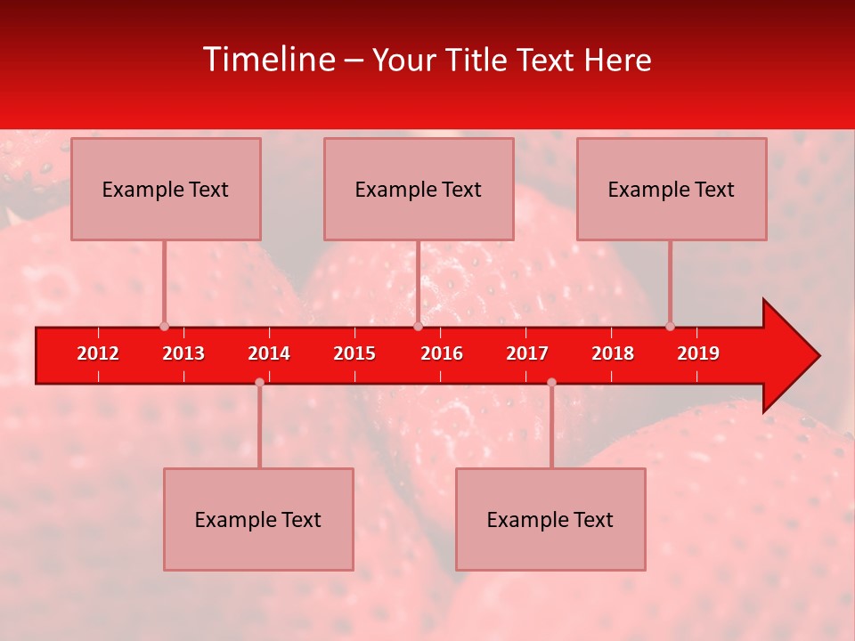 A Bunch Of Strawberries Sitting On Top Of Each Other PowerPoint Template