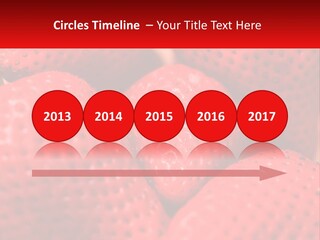 A Bunch Of Strawberries Sitting On Top Of Each Other PowerPoint Template