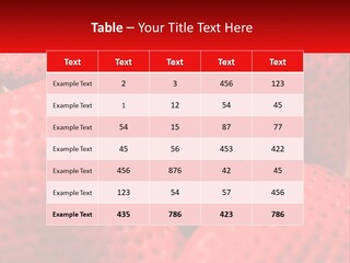 A Bunch Of Strawberries Sitting On Top Of Each Other PowerPoint Template