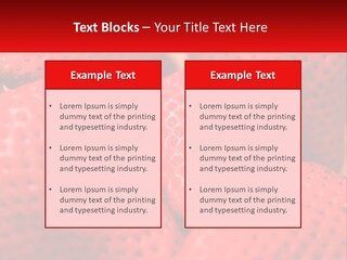 A Bunch Of Strawberries Sitting On Top Of Each Other PowerPoint Template