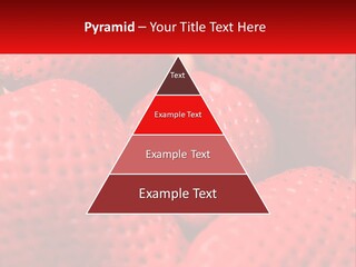 A Bunch Of Strawberries Sitting On Top Of Each Other PowerPoint Template