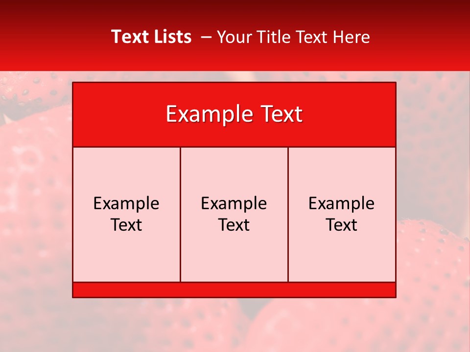 A Bunch Of Strawberries Sitting On Top Of Each Other PowerPoint Template
