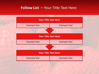 A Bunch Of Strawberries Sitting On Top Of Each Other PowerPoint Template