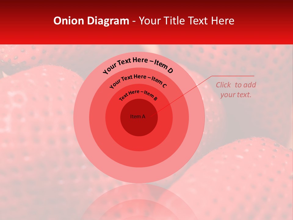 A Bunch Of Strawberries Sitting On Top Of Each Other PowerPoint Template