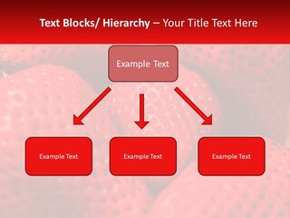 A Bunch Of Strawberries Sitting On Top Of Each Other PowerPoint Template