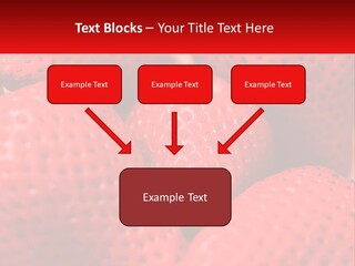 A Bunch Of Strawberries Sitting On Top Of Each Other PowerPoint Template
