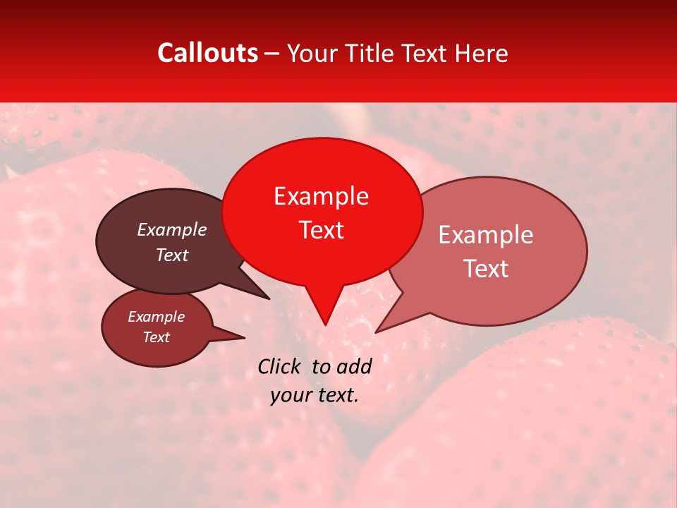 A Bunch Of Strawberries Sitting On Top Of Each Other PowerPoint Template