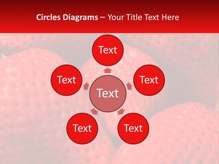 A Bunch Of Strawberries Sitting On Top Of Each Other PowerPoint Template