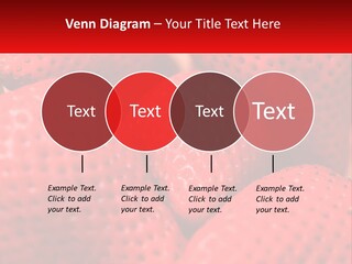 A Bunch Of Strawberries Sitting On Top Of Each Other PowerPoint Template