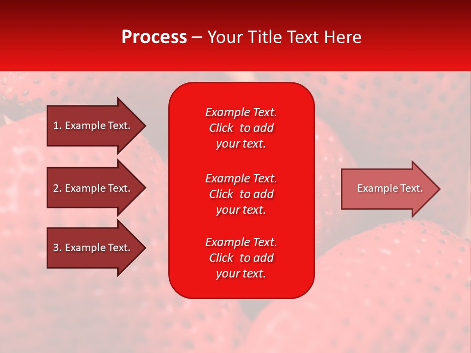 A Bunch Of Strawberries Sitting On Top Of Each Other PowerPoint Template