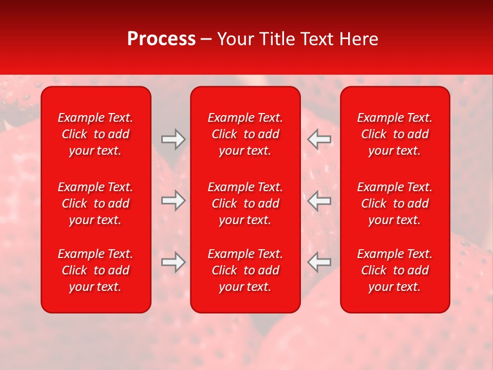 A Bunch Of Strawberries Sitting On Top Of Each Other PowerPoint Template