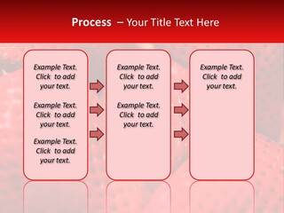 A Bunch Of Strawberries Sitting On Top Of Each Other PowerPoint Template