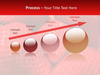 A Bunch Of Strawberries Sitting On Top Of Each Other PowerPoint Template