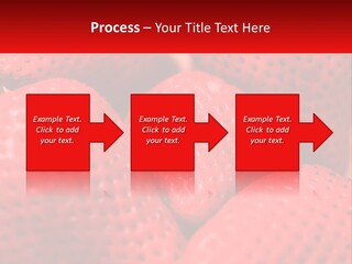 A Bunch Of Strawberries Sitting On Top Of Each Other PowerPoint Template