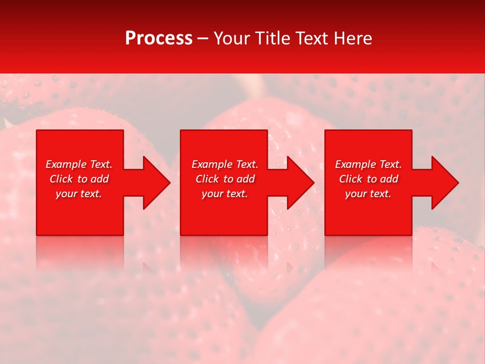 A Bunch Of Strawberries Sitting On Top Of Each Other PowerPoint Template
