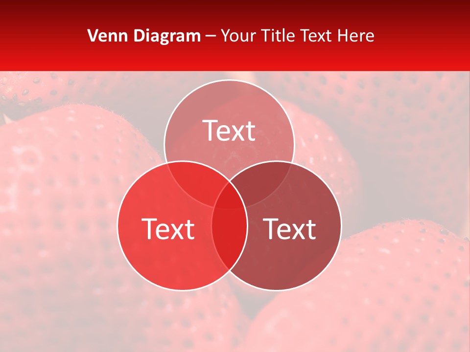 A Bunch Of Strawberries Sitting On Top Of Each Other PowerPoint Template