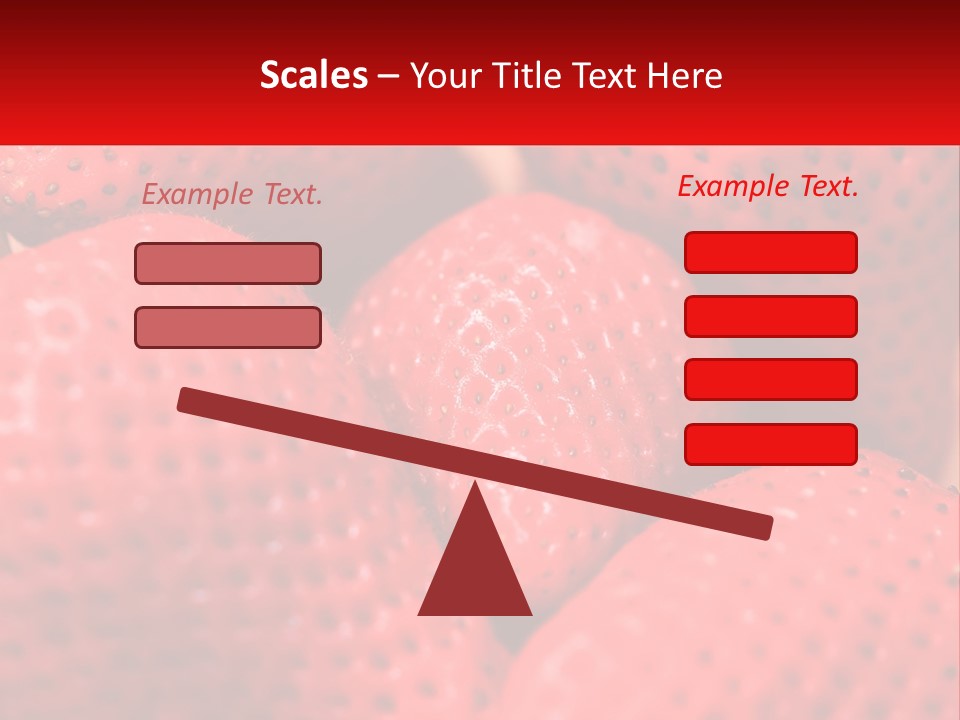 A Bunch Of Strawberries Sitting On Top Of Each Other PowerPoint Template