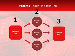 A Bunch Of Strawberries Sitting On Top Of Each Other PowerPoint Template