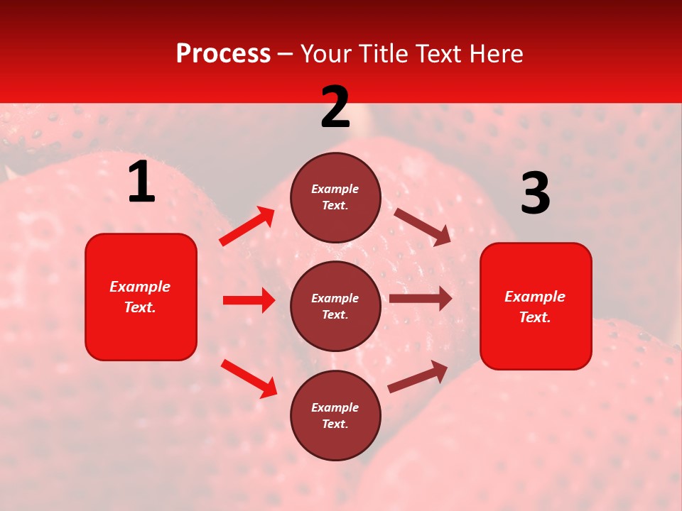 A Bunch Of Strawberries Sitting On Top Of Each Other PowerPoint Template