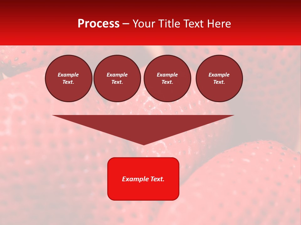 A Bunch Of Strawberries Sitting On Top Of Each Other PowerPoint Template