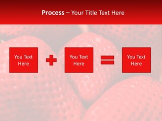A Bunch Of Strawberries Sitting On Top Of Each Other PowerPoint Template
