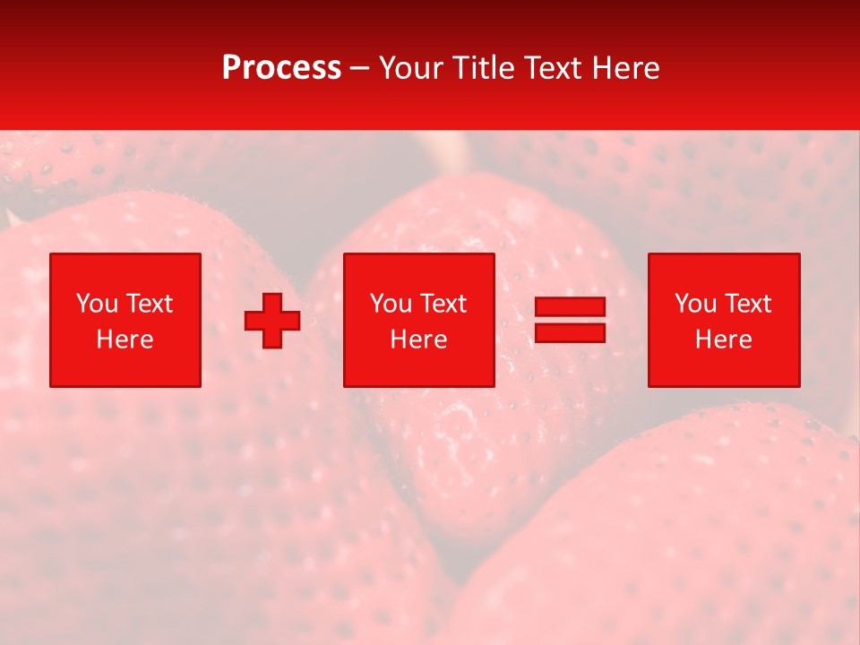 A Bunch Of Strawberries Sitting On Top Of Each Other PowerPoint Template