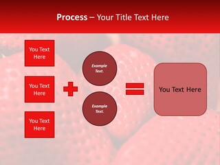 A Bunch Of Strawberries Sitting On Top Of Each Other PowerPoint Template