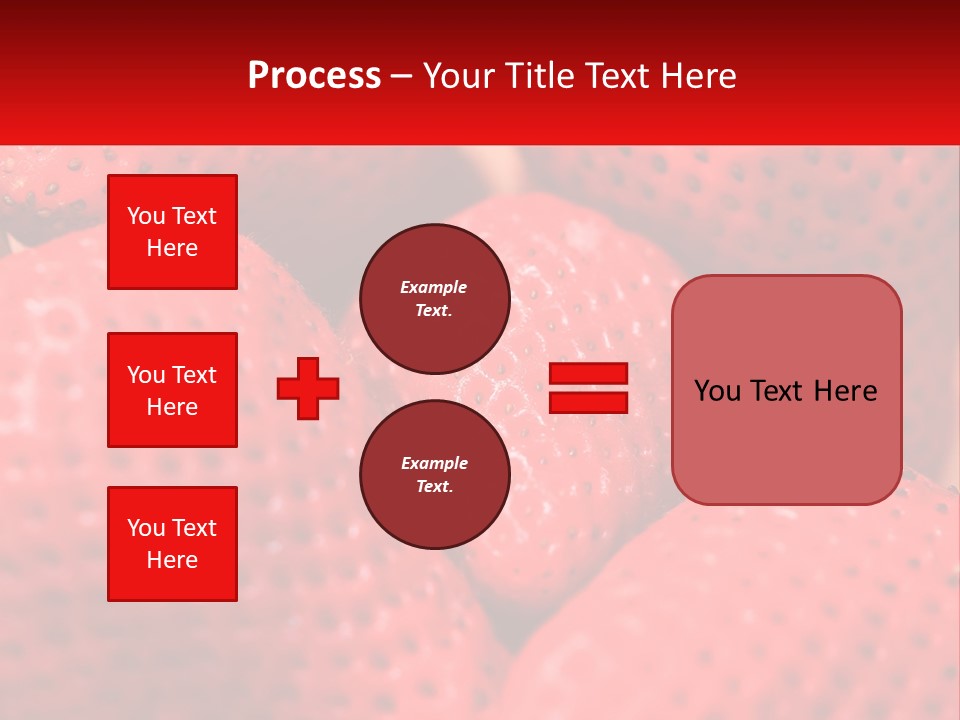 A Bunch Of Strawberries Sitting On Top Of Each Other PowerPoint Template