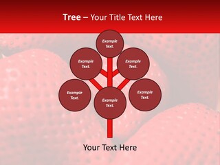A Bunch Of Strawberries Sitting On Top Of Each Other PowerPoint Template